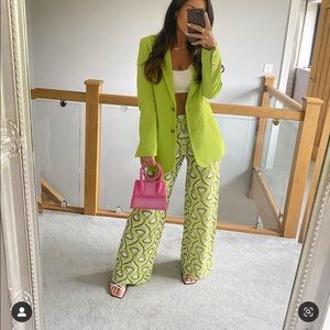 Zara Lime Green Blazer